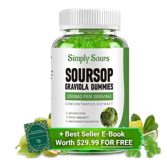 100% Pure Organic Soursop Gummies